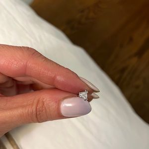 Authentic diamond trillion for second piercing ( one only )